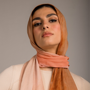 180cm * 70cm Modal Ombre Hijab Écharpe Couleur Blocage Dégradé Couleur Doux Multifonction Foulard pour Femmes Musulmanes pour Usage Quotidien - Product Image 1