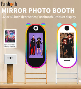 Funsbooth บูธภาพถ่ายบูธถ่ายภาพหน้าจอสัมผัสพร้อมกล้องกรอบ LED มหัศจรรย์คุณภาพสูง - Product Image 2