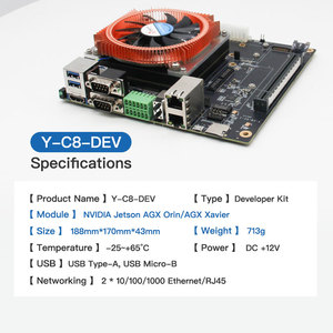Kit Jetson Agx Orin64G, Sistema Integrado de IA, Placa Portadora Industrial, Plink Y-C8-DEV-ORIN64 - Product Image 4