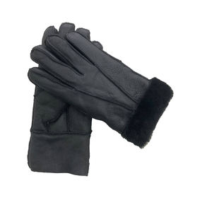 Guanti Invernali in Vera Pelle di Pecora Australiana a Doppia Faccia per Donne, Caldi Guanti in Lana e <span class=keywords><strong>Cashmere</strong></span> - Product Image 3