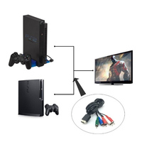 Câble AV analogique multi-sorties pour PS2 PS3 TV, 6 pieds (1,8 m) pour PS2 3