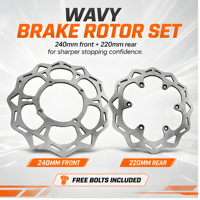 Disque de frein avant et arrière de 240 mm 220 mm pour KTM SX XC 85 105 2021-2023 2024 2025 Accessoires de moto tout-terrain