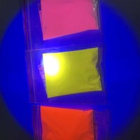 Pigment de revêtement fluorescent UV 365nm invisible, organique, anti-contrefaçon, rouge, jaune, bleu, vert, peinture pour cuir