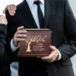 โกศบรรจุอัฐิสำหรับเผาศพ  สำหรับผู้ใหญ่และเด็ก  ทำจากไม้  แบบเปิดเลื่อน  ความจุขนาดใหญ่  รองรับน้ำหนักได้ 270 ปอนด์ ผลิตในจีน  โกศสำหรับสัตว์เลี้ยง - Product Image 6