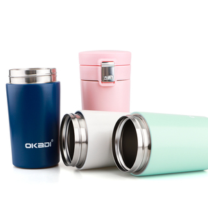 Personnalisé double paroi en acier inoxydable bouteille <span class=keywords><strong>isotherme</strong></span> sous vide étanche voyage café tasse avec couvercle - Product Image 2