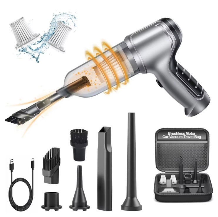 Portable Cordless 12kpa Car Vacuum Cleaner