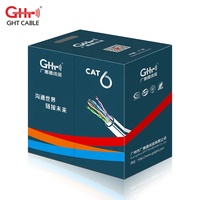 GHT Pvc 100 / 305 metros Utp Rj45 Cat7 Cat5e Cat 5 5E 6 7 8 Cable de ruta Cable de red Cable Lan Ethernet