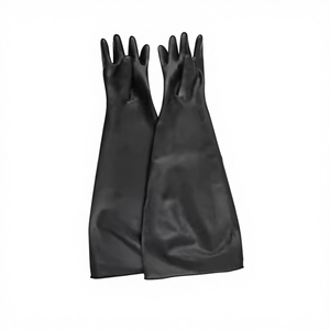 Guantes Industriales de Látex para Caja de Trabajo, Guantes Químicos de 32 Pulgadas de Largo, Flexibles, Lisos, Directo de Fábrica, Impermeables, para Caja Seca - Product Image 2