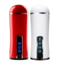 Masturbateur masculin à succion automatique, jouet sexuel vaginal de poche, stimulateur de gland vibrant à 10 vitesses, jouets sexuels