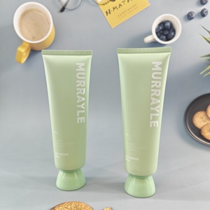 Tubo de Crema Personalizado a Precio de Fábrica, Tubo Cosmético de Plástico, Diseño Personalizado, 100 ml, Color Verde, Tapa en Forma de Lazo, Tubo con Tapa de Rosca - Product Image 4
