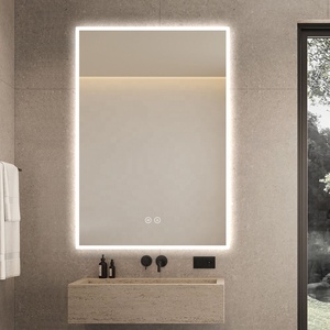 Nổ Chống Sương Mù Gương Bạc gương treo tường <span class=keywords><strong>LED</strong></span> phòng tắm Vanity gương - Product Image 2