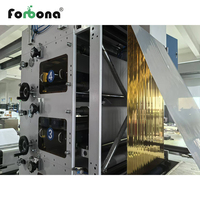 Forbona Web-fed Automatic 4-Color Letterpress Cloth Printer FBN-950-4C Kecepatan Cetak Baru 100m/menit untuk Tas Kertas Tas Plastik Label