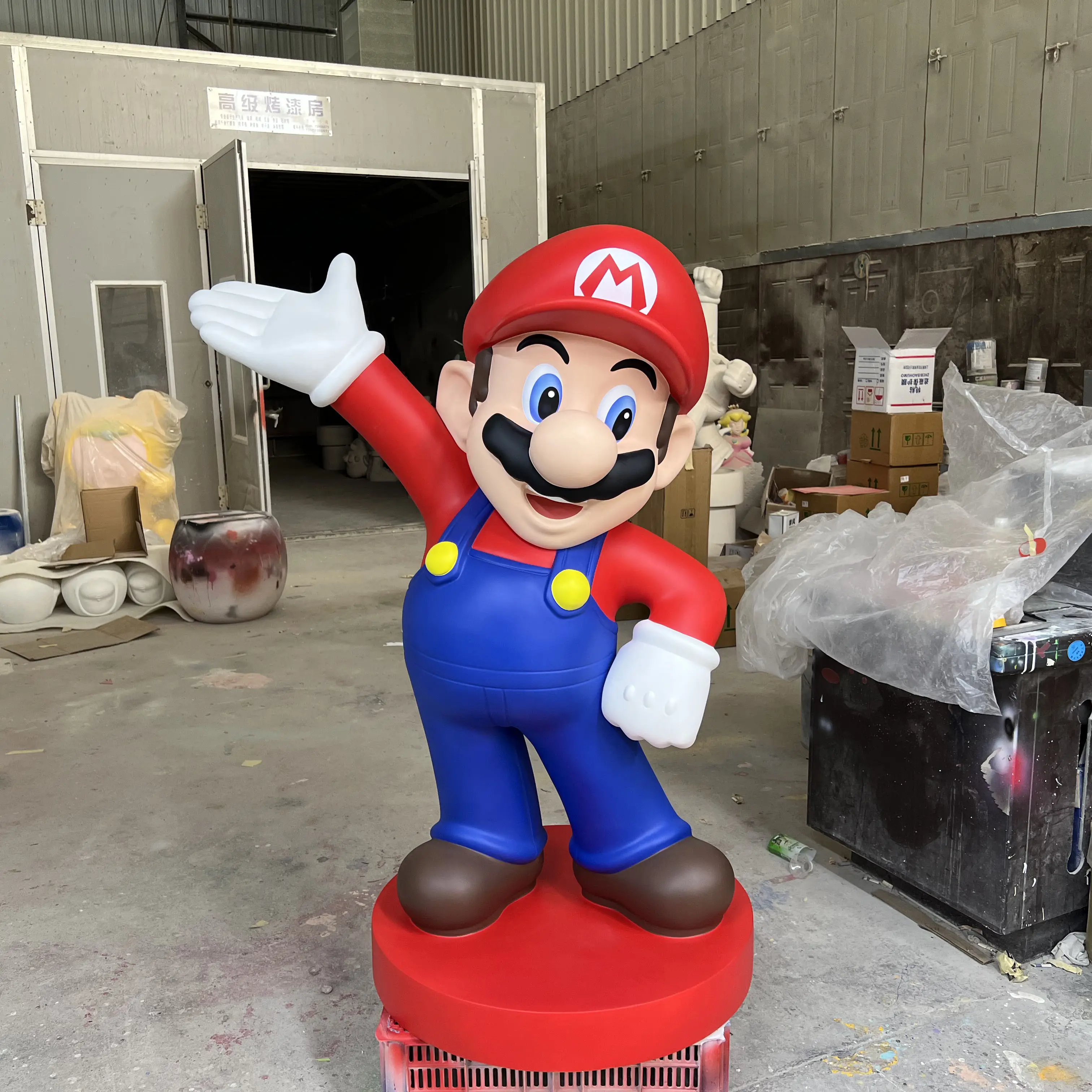 2024 figuras de juguete de Mario de resina personalizadas de 4 pies serie de regalo figuras de acción de Marios Bros Superior para decoración de tienda interior