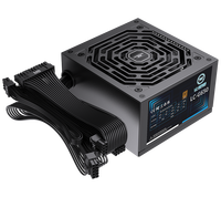Fuente de Alimentación para Computadora de Juegos LOVINGCOOL ATX, 500w/550w/600w/650w/700w/750w/800w/850w, Fuente de Alimentación ATX Personalizada con Ventilador de Refrigeración Negro