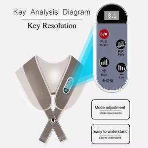 2025 recién llegados productos de masaje de tendencia coche hogar eléctrico amasado Shiatsu espalda cuello hombro masajeador alivio del dolor - Product Image 6