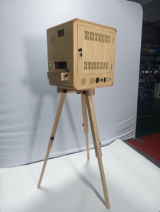 Photomaton modulaire en bois rétro tout-en-un, compatible avec DSLR DNP DS620 DNP <span class=keywords><strong>QW410</strong></span>, kiosque à selfies pour les mariages, les fêtes et les événements - Product Image 6