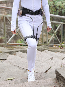 Deambulatore Esoscheletro Pieghevole Portatile per Gambe - Ausilio per Arti Inferiori per Anziani con Emiplegia da Ictus e Allenamento per la Camminata e l'Alpinismo - Product Image 5