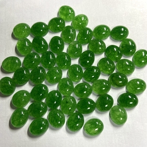 Natural <strong>Stones</strong> Oval Flat Bottom Cabochon 10*12mm Green <strong>Jade</strong> Moonstone <strong>Pink</strong> Rose Quartz - Product Image 4