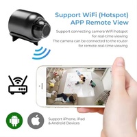 Mini Cámara de Seguridad WiFi con Sensor CMOS X5, Visión Nocturna H.265, Detección de Sonido y Reconocimiento Facial