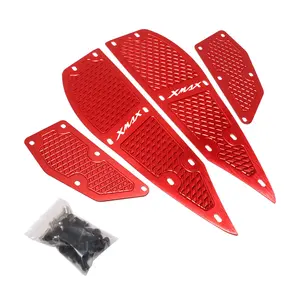Motorcycle parts Front Rear Pegs Pedal plate For XMAX300 Footrest Footpads XMAX 125 250 300 2017-2020