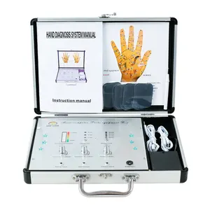 Đa Tần số cơ thể tĩnh điện thiết bị kinh tuyến chăm sóc sức khỏe tay máy trị liệu chẩn đoán bấm huyệt tay