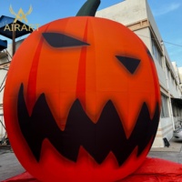 Grandes Citrouilles Gonflables pour Halloween, Décoration Populaire pour Parcs Urbains, Citrouille Gonflable Personnalisée avec Souffleur pour Exposition