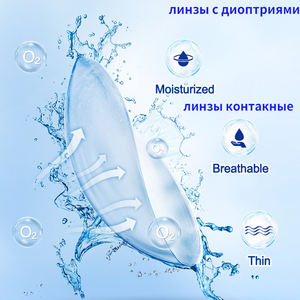 Lentilles <span class=keywords><strong>de</strong></span> contact transparentes sur ordonnance, lentilles mensuelles, protection UV, souples et respirantes, vente en gros pour revendeurs, directement <span class=keywords><strong>de</strong></span> l'usine - Product Image 5