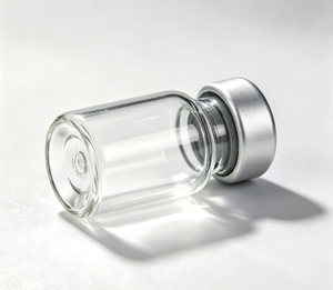 Smooth Matte Silver Aluminum <b>Crimp</b> Top Clear Borosilicate Mini Vials, Empty Glass Bottles With Custom Foam Tray Packaging - Product Image 5