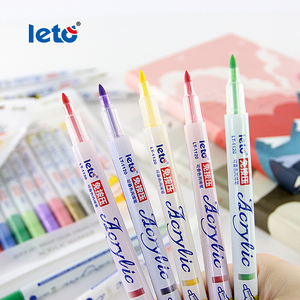 High Quality Custom Logo 24-Color Nylon <strong>Nib</strong> Marker Set Water-Based Permanent Ink Acrylic Pens for Glass &amp; Porcelain - Product Image 2