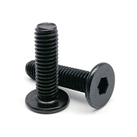 Vis à tête plate ultra-mince en acier inoxydable 304 Weier M2-M8 Noir Certifié ISO9001:2015 Pouces/Métrique
