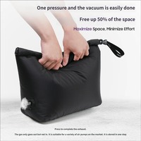 Bolsa de Compresión al Vacío Multifuncional, Expandible, Impermeable, Ligera y Moderna, de Lona de Algodón Reutilizable y Duradera, en Oferta