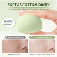 Juego de Esponjas de Maquillaje Hidrófilas, Sin Látex, Transparentes, Antipolvo, Portátiles, de Diferentes Formas, 4/8 Piezas, Marca JLY OEM