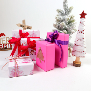 Stock personnalisé 80g de papier d'emballage coloré de haute qualité 43*300 cm Papier d'emballage cadeau pour emballage de Noël - Product Image 1