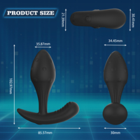 Vibrateur anal en silicone contrôlé par application Ylove, jouets sexuels anaux pour couples masculins, vibrateur pour sous-vêtements, plug anal pour hommes.