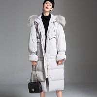 Veste d'hiver pour femme personnalisée, à capuche, imperméable, en polaire épaisse, avec garniture en fourrure et doublure en nylon