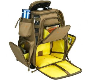 Sac à dos de pêche étanche de grande taille pour cannes à pêche, certifié BSCI, avec 4 plateaux de rangement pour matériel de pêche, housse de protection contre la pluie et 4 compartiments. - Product Image 6