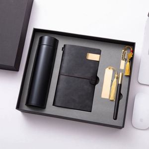 Artículos Chinos Únicos y Económicos: Set de Taza de Vacío, Agenda Elegante, Marcador de Libros y Memoria USB con Bolígrafo para Uso Diario - Product Image 1
