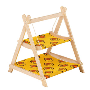 <span class=keywords><strong>Hamaca</strong></span> Columpio de Doble Capa para Gatos, <span class=keywords><strong>Cama</strong></span> para Mascotas que Combina Juego y Descanso, Linda <span class=keywords><strong>Cama</strong></span> Cuna para Gatos - Product Image 1