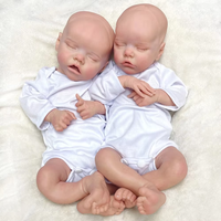 Poupée Reborn en Silicone Peinte à la Main, Cadeau d'Anniversaire, Bébé Reborn en Silicone, Différentes Tailles, Poupées Nouveau-né Réalistes et Similaires à la Vraie Vie