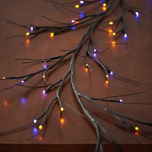 <span class=keywords><strong>Guirlande</strong></span> LED personnalisée de 1,8 m pour Halloween, 48 LED étanches, alimentée par piles, brindilles lumineuses en forme de <span class=keywords><strong>sapin</strong></span> d'automne, pour Noël et Pâques - Product Image 4