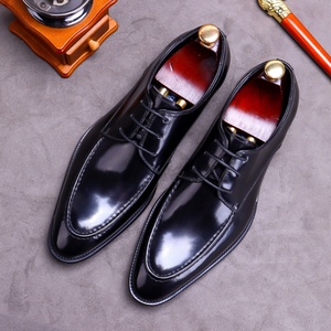 Popular Luxury Genuine Men's Leather Shoes with Leather Surface Finish and Strap-style <b>Heel</b> Design Shoe for Men - Product Image 4