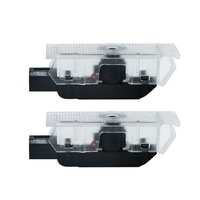 Projecteur laser LED pour porte de voiture, lumière de bienvenue avec logo pour FIAT 500L 500X Grande Punto, lampe de bienvenue effet ombre fantôme