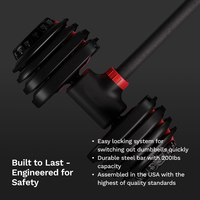 Convertisseur d'haltères : Transformez vos haltères en barre de musculation, kettlebell, accessoires de fitness pour la maison, barre de musculation détachable et personnalisable