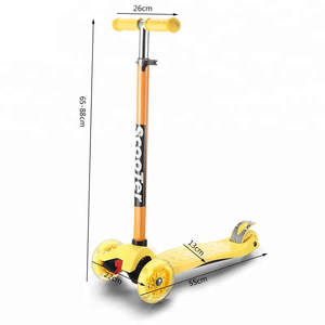 Logo özel sıcak satış itme skuter çocuklar sürüklenen <span class=keywords><strong>Scooter</strong></span> Üç tekerlekli Drift bisikleti ile çocuk için büyük boy PU tekerlekler - Product Image 6