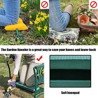 Siège de jardin profond pliable, coussin à genoux, banc, tabouret de jardin avec poignées pour le jardinage
