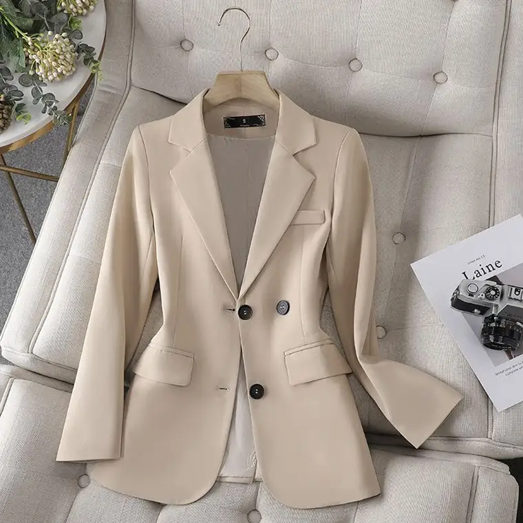 Nhà Máy Bán buôn văn phòng chaquetas phụ nữ phụ nữ áo khoác áo khoác của phụ nữ phù hợp với & TUXEDO phụ nữ phù hợp với văn phòng chính thức