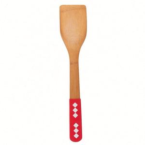 Ensemble d'ustensiles de cuisine en bambou écologique, spatule et cuillère, très demandé - Product Image 4