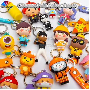 Tùy chỉnh bồ hóng sprites 3D PVC cao su <span class=keywords><strong>Keychain</strong></span> Anime nhân vật hình thời trang Đồ chơi Key Chủ Nhỏ Thu Nhỏ Túi Mặt dây chuyền lưu niệm - Product Image 5