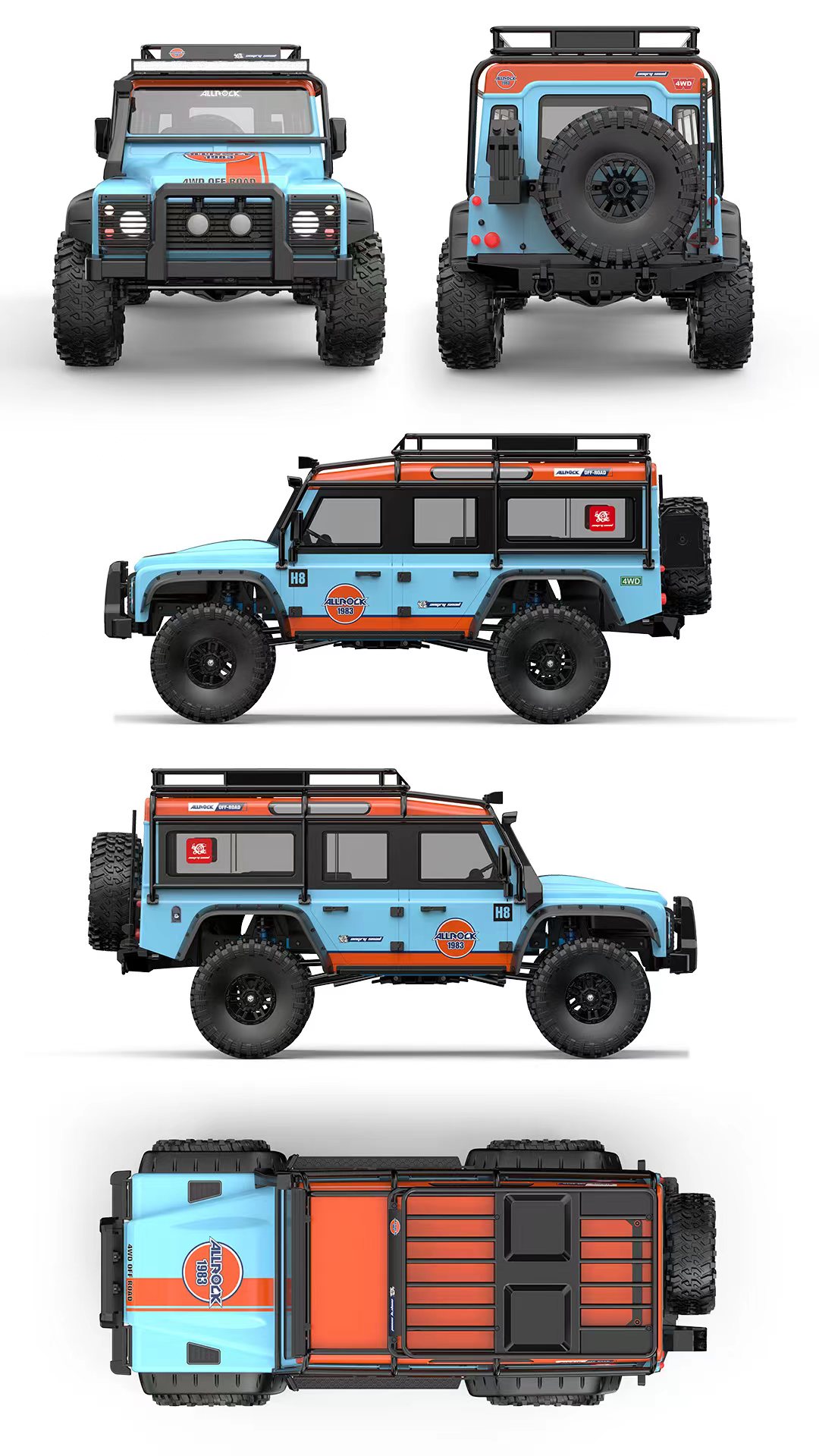 送料込みラジコン　MJX H8H 1/8 ブラシレスクローラー MJX H8H RC Car 1/8 4WD Climbing Crawler Off Road Car | Dronesset