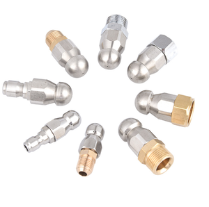 Byco 304 thép không gỉ nhanh chóng phát hành áp lực cao <span class=keywords><strong>Hydro</strong></span> tự ROTARY cống jetter vòi phun để làm sạch - Product Image 3